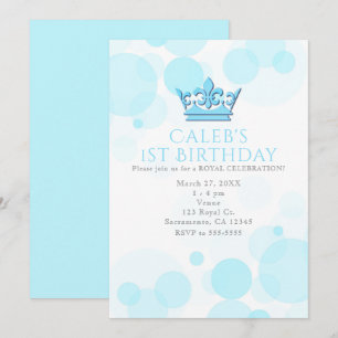 Invitation Cartons d'invitation pour fête d'anniversaire roya