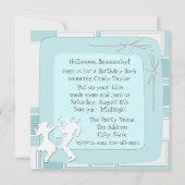 Invitation Cartons d'invitation pour fête d'anniversaire sur (Dos)