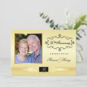 Invitation Cartons d'invitation pour fête du 50e anniversaire (Debout devant)