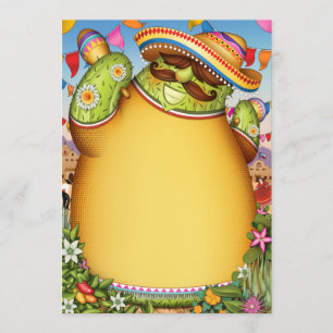 Invitation Cartons d'invitation pour Fiesta