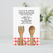 Invitation Cartons d'invitation pour la douche de couple (Debout devant)