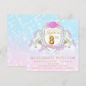 Invitation Cartons d'invitation pour la fête d'anniversaire d (Devant / Derrière)