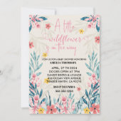 Invitation Cartons d'invitation pour la fête de bébé fille pe (Devant)