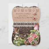 Invitation Cartons d'invitation pour la réception de mariage (Dos)