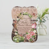 Invitation Cartons d'invitation pour la réception de mariage (Debout devant)