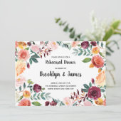 Invitation Cartons d'invitation pour la répétition de mariage (Debout devant)