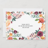 Invitation Cartons d'invitation pour la répétition de mariage (Dos)