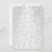 Invitation Cartons d'invitation pour la réservation de la dat (Dos)