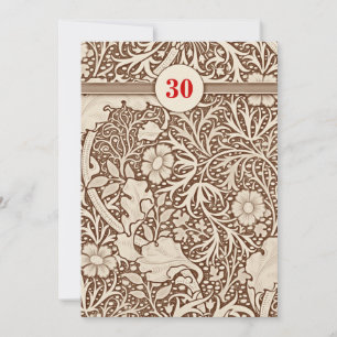 Invitation Cartons d'invitation pour le 30e anniversaire