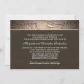 Invitation Cartons d'invitation pour le 40e anniversaire avec (Dos)