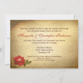 Invitation Cartons d'invitation pour le 40ème anniversaire de (Dos)