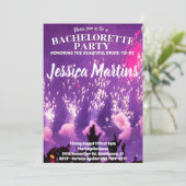 Invitation Cartons d'invitation pour l'enterrement de vie de (Debout devant)