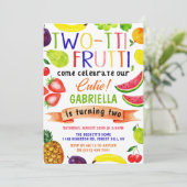 Invitation Cartons d'invitation pour les 2 ans Two-tti Frutti (Debout devant)