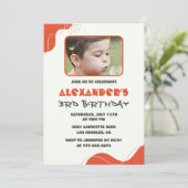 Invitation Cartons d'invitation pour les 3 ans de garçon Mode (Debout devant)