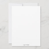 Invitation Cartons d'invitation pour les 50 ans de mariage (Dos)