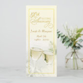 Invitation Cartons d'invitation pour les 50 ans de mariage - (Debout devant)