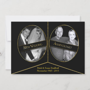 Invitation Cartons d'invitation pour les 50 ans de mariage -