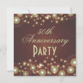 Invitation Cartons d'invitation pour les 50 ans de mariage (Devant)