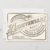 Invitation Cartons d'invitation pour les 50 ans de mariage en (Devant)