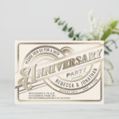 Invitation Cartons d'invitation pour les 50 ans de mariage en (Debout devant)