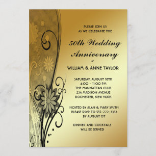 Invitation Cartons d'invitation pour les 50 ans de Tourbillon