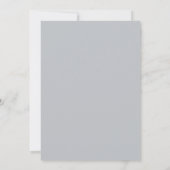 Invitation Cartons d'invitation pour les 57 ans Black Silver (Dos)