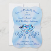 Invitation Cartons d'invitation pour les 65 ans de mariage (Devant)