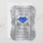 Invitation Cartons d'invitation pour les 65 ans de mariage de (Devant)