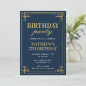 Invitation Cartons d'invitation pour les 7 ans Fête d'anniver (Debout devant)