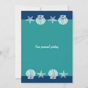 Invitation Cartons d'invitation pour mariage sur la plage - m