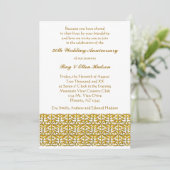 Invitation Cartons d'invitation pour noces d'or avec garnitur (Debout devant)