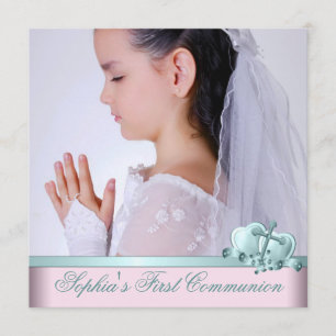 Invitation Cartons d'invitation pour première communion avec 