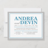 Invitation Cartons d'invitation pour réception de mariage Gra (Devant)