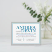 Invitation Cartons d'invitation pour réception de mariage Gra (Debout devant)