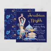 Invitation Cartons d'invitation pour soirée des Mille et Une  (Devant / Derrière)