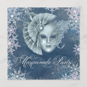 Invitation Cartons d'invitation pour Soirée Masquée de Pays d