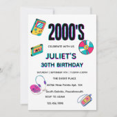 Invitation Cartons d'invitation pour un anniversaire de 30 an (Devant)