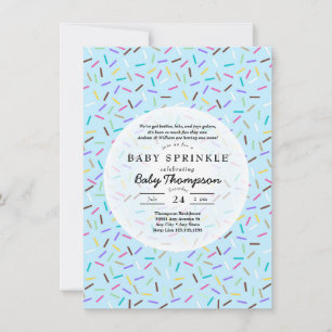 Invitation Cartons d'invitation pour une baby sprinkle