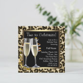 Invitation Cartons d'invitation pour une fête d'anniversaire (Debout devant)