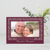 Invitation Cartons d'invitation pour une fête d'anniversaire  (Debout devant)