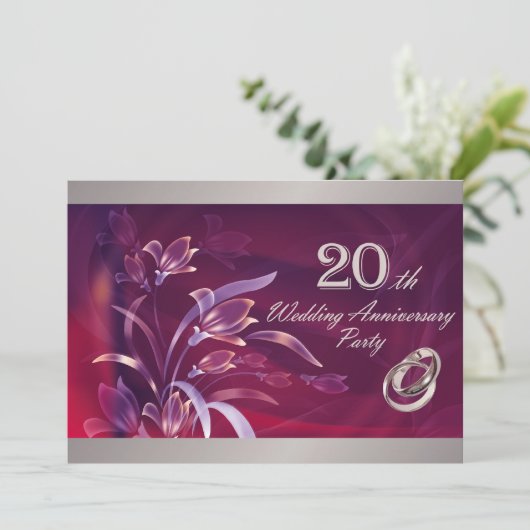 Invitation Cartons d'invitation pour une fête d'anniversaire  (Debout devant)