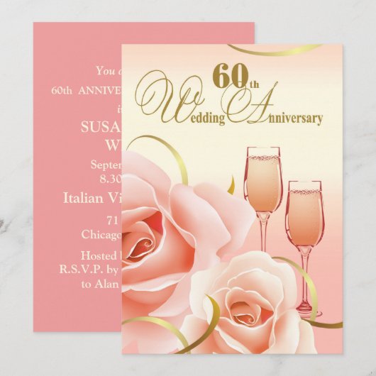 Invitation Cartons d'invitation pour une fête d'anniversaire (Devant / Derrière)