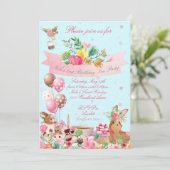 Invitation Cartons d'invitation pour une fête du thé en forêt (Debout devant)