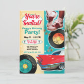 Invitation Cartons d'invitation pour une soirée à thème année (Debout devant)