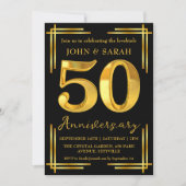 Invitation Cartons d'invitation pour une soirée d'anniversair (Devant)