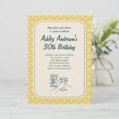 Invitation Cartons d'invitation Rétro (Debout devant)