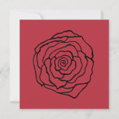 Invitation Cartons d'invitation Rose (Devant)