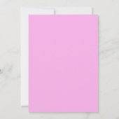 Invitation Cartons d'invitation rose couronne et points pour (Dos)