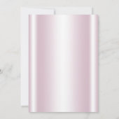 Invitation Cartons d'invitation Rose Princesse pour Quinceañe (Dos)