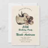 Invitation Cartons d'invitation Vintage Tropical Coco et Hibi (Devant)